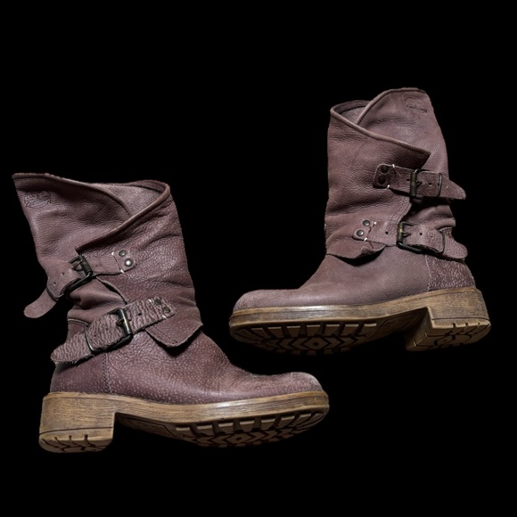 coolway alida dual buckle biker slouch boots - Picture 1 of 3